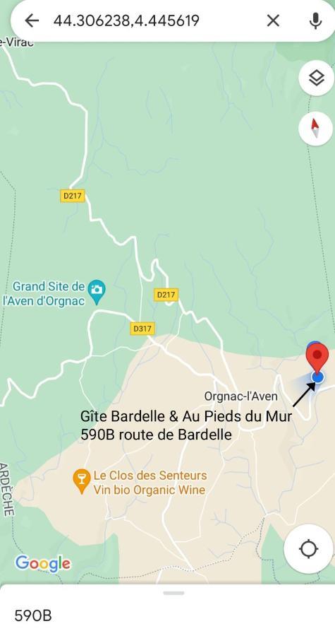 Gite Bardelle Orgnac-lʼAven 外观 照片